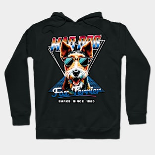 Mad Dog Fox Terrier Dog Hoodie